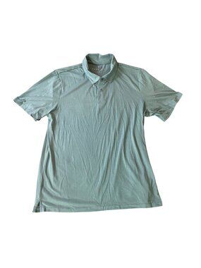 Free Fly Mens Mint Green Polo Shirt Lightweight & Soft Medium